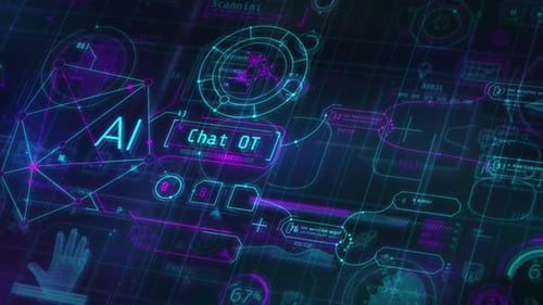 Virtueller Raum der künstlichen Intelligenz