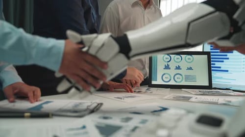 AI-assisted insights guide professionals in strategic meetings, refining marketing strategies and en