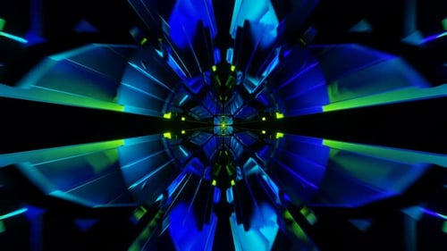 Dynamic and Vibrant VJ Loop with a Captivating Pulsating Neon Background