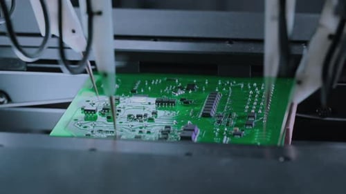 Components on Circuit Board Graphics Processing Unit GPU Processor Artificial Intelligence