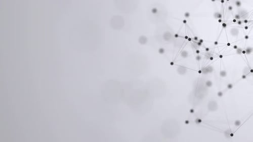 Abstract Digital Plexus Network Loop Background