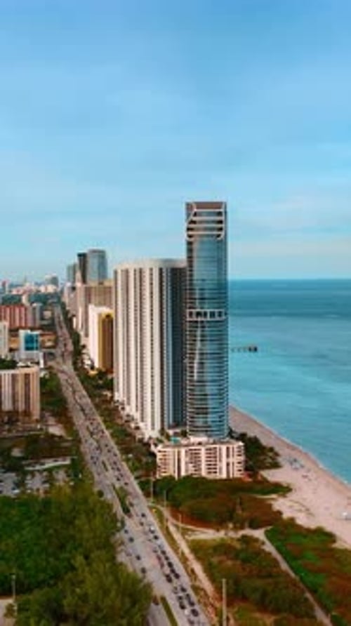 Scenic view of luxurious Miami, Florida, USA on daytime.