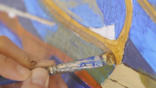 Painting Acrylic Detail