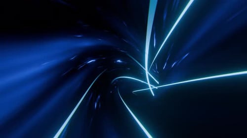 Digital Data Flow, High-Speed Communication, and Cyberspace Background in seamless loop