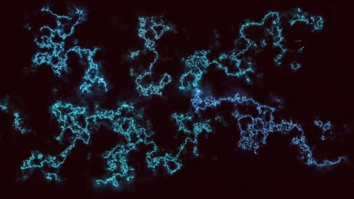 Dynamic Blue Energy Network Abstract Background