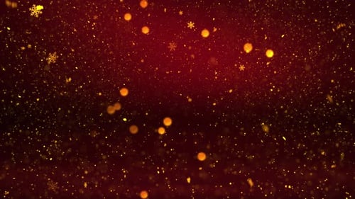 Glitzer-Hintergrund mit Weihnachtsschnee und Schneeflocken 14