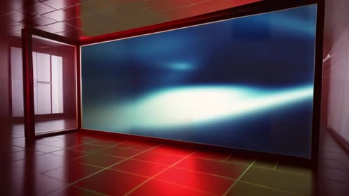 Captivating News Studio Experience: Interactive Virtual Set