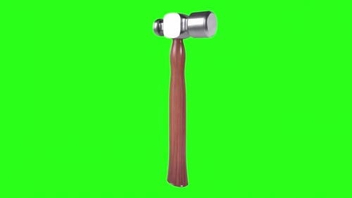 Hammer 3d object rotating loop