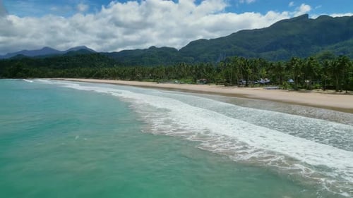 Sand Beach on Philippines Island