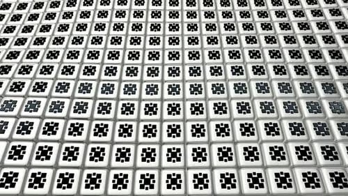 Abstract Geometric Grid Pattern Animation Loop