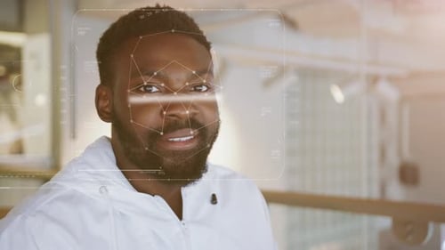 Future Face Detection Technological 3d Scanning Biometric Facial Recognition Face Id Technological