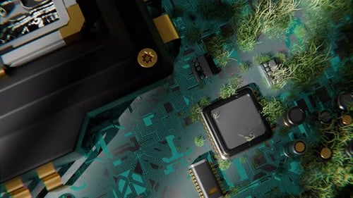 Advanced Microchip Connecting with a Motherboard