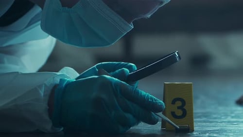 Evidence Examination by Forensic Investigator