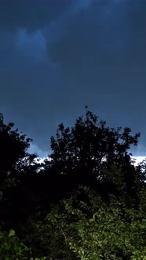 Dramatic Cloudscape Area. Background of storm clouds before thunder storm