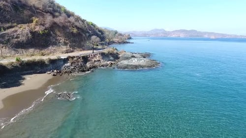Aerial beautiful beach views
