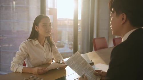 Young Adults Meeting in Corporate Office