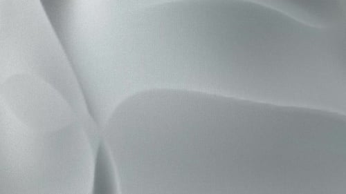 White Canvas Fabric Wave Loop