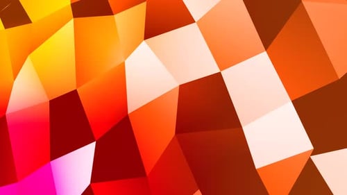 Abstract Polygonal Geometric Shapes Background Loop