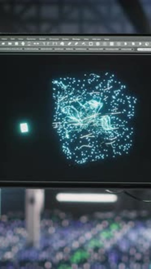 Vertical Video Server Hub Computer Monitoring Systems Processing Machine Learning Datasets