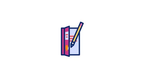 Animiertes Journalsymbol