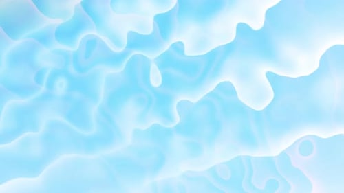 Soft Blue Fluid Abstract Flowing Motion Graphic