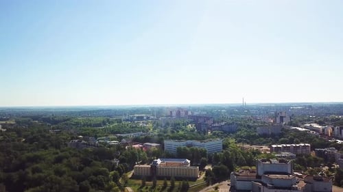 Panorama Of The City Of Vitebsk From A Bird's Eye View 002