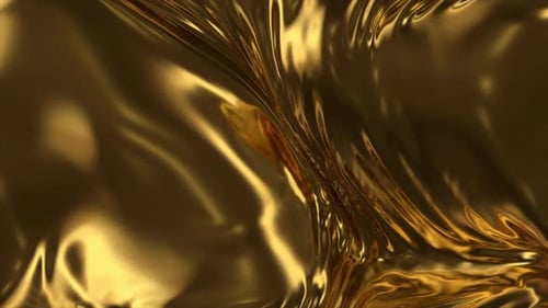 Luxury Golden Fabric Loop