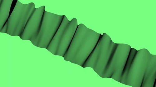 Fondo de pantalla de tela abstracto, movimiento, partículas de seda, líneas curvas transparentes, fondo en movimiento