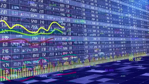 Stock Market Dynamic Chart Background