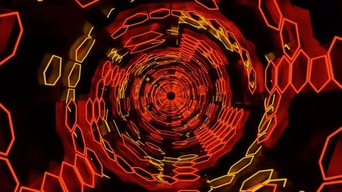 Glowing Beats: A Nightclub Filled with Neon 4K