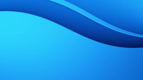 A blue wave with a white line in the middle