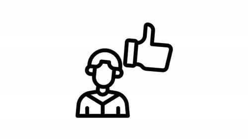 like line icon animation