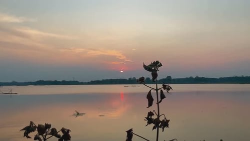 Sonnenuntergang am Nachmittag