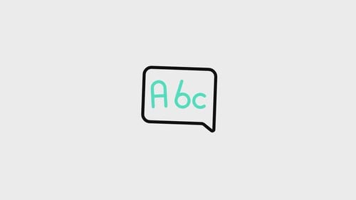 Speech Bubble Animated Icon V2