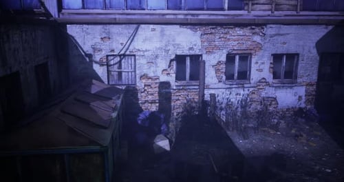 Urban Decay Reveals a Hidden World in the Shadows of a Forgotten Alley