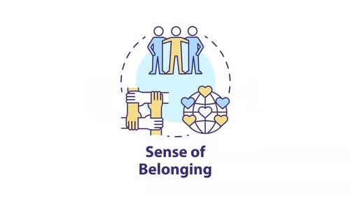 Animated Flat Design Icons for Diversity and Belonging