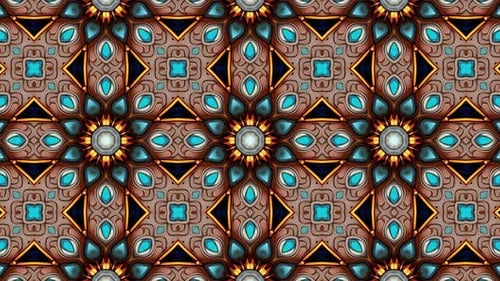 Color Burst Kaleidoscope Loop