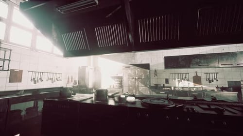 Old Kitchen of Abandoned House