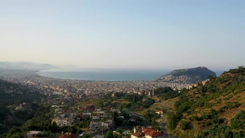 Día de Alanya con vista desde Zumbido