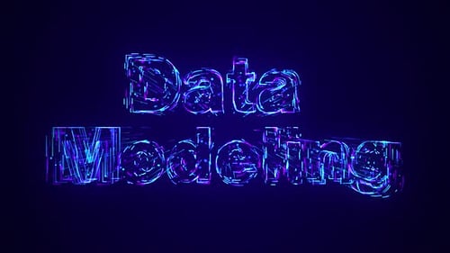 Data Modeling Text Being Constructed Using Lines