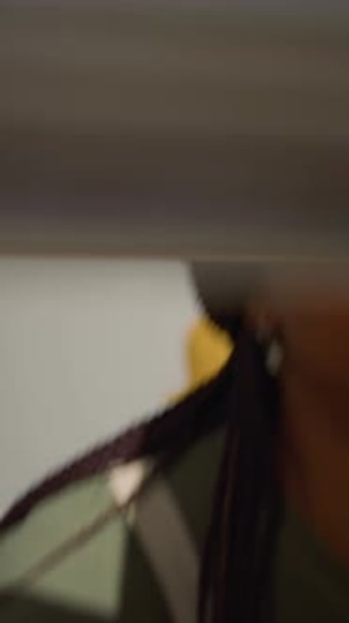 Vertical Video Warehouse Laborer Arranging Boxes
