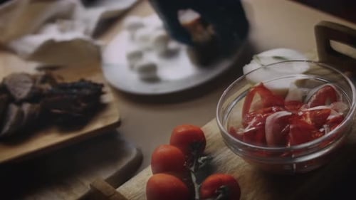 Preparing Tasty Meat with Ingredients for Cooking
