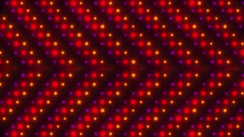 Dynamic Neon Glowing Dots Grid Pattern