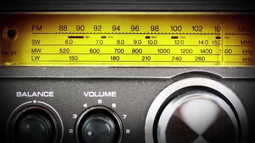 Retro Radio Tuning across FM Frequency Bands