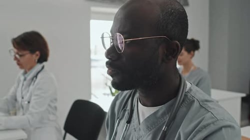 Medical Professionals Working at Hospital