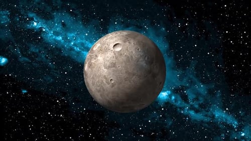 Mond, Planet, animiert