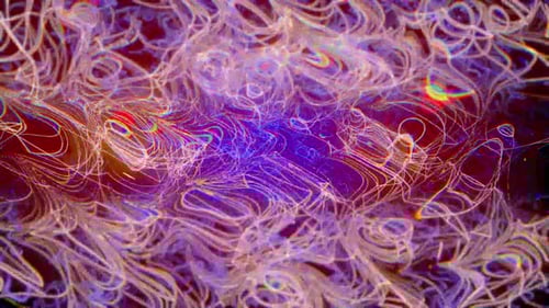 Energy Abstract Lines From Dots And Waves Of Magical And Electrical Background