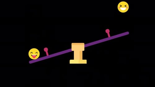 Emojis Jumping On A Swing Alpha Channel 4K