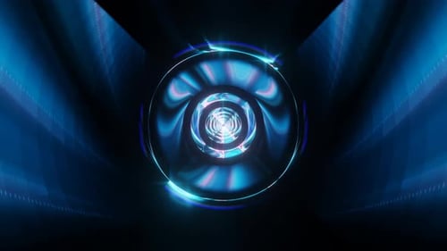 Abstract futuristic geometric endless background