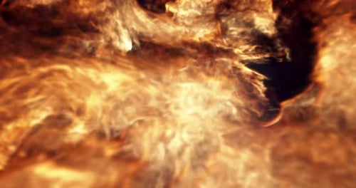 Fiery Abyss Background 4K Loop